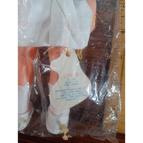 Rare Vintage 1960's Herman Pecker & Co Girl Doll Blonde New In Package #9/1290 - Picture 4 of 14